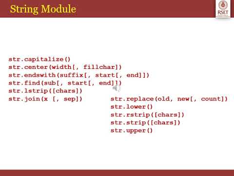 Itt205 Problem Solving Using Python Module 1 And Module 2