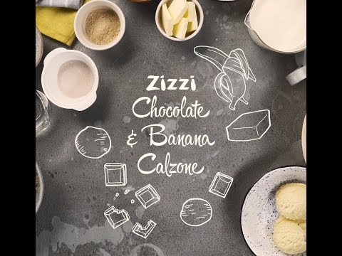 #ZizziRecipes - Banana and Chocolate Calzone