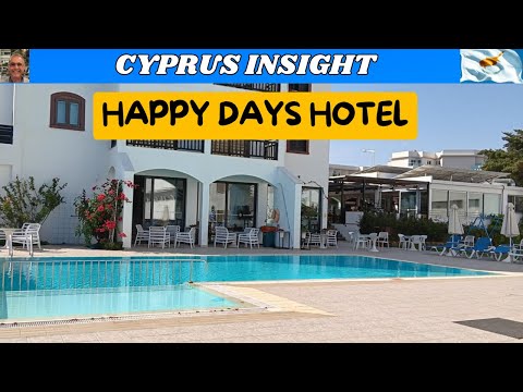 Happy Days Hotel Protaras Cyprus - FULL tour Including Rooms.