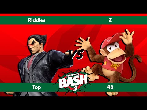 Gourmet Bash #3 - Riddles (Kazuya) vs Z (Diddy) - Ultimate Singles - Top 24