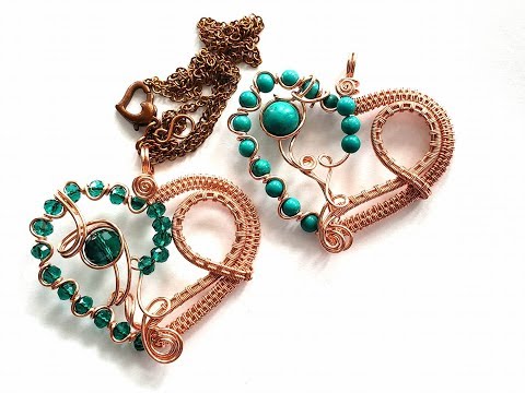 Radiance Wire Woven Pendant  - Part A - Cheryl St.Pierre of Majestic Wire Artworks