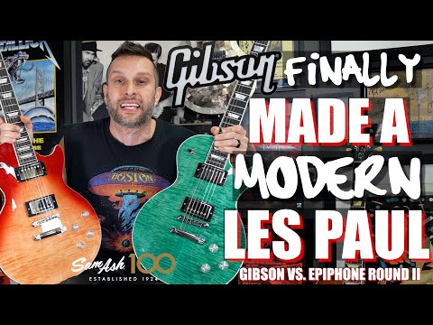Gibson FINALLY Made a MODERN Les Paul! - Gibson vs. Epiphone Round 2