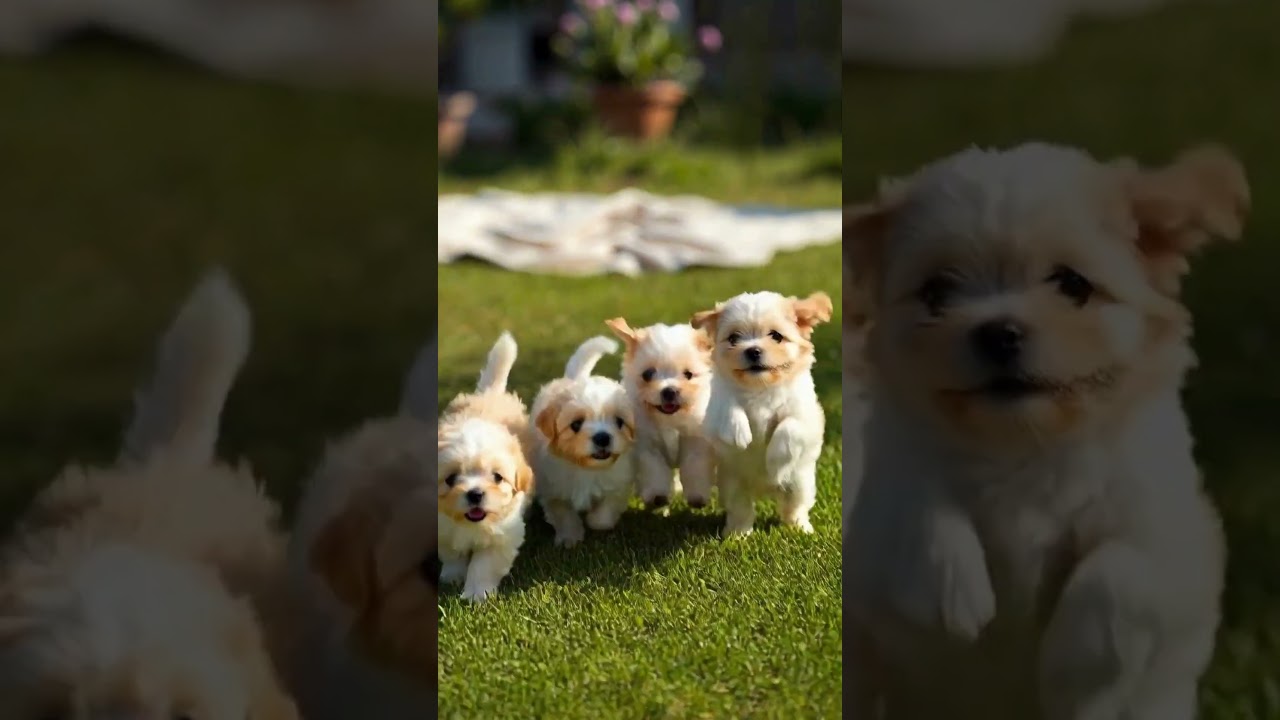 “The Puppy Pop-Up Surprise” #cuteanimals #shorts #comedyeffect #animals #fyp