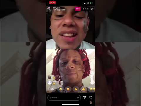 Trippie Red vs Tekashi 6ix9ine On Instagram Live#shorts #trippieredd #6ix9ine