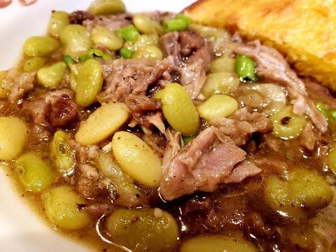 Cooking Neck Bones And Lima Beans!