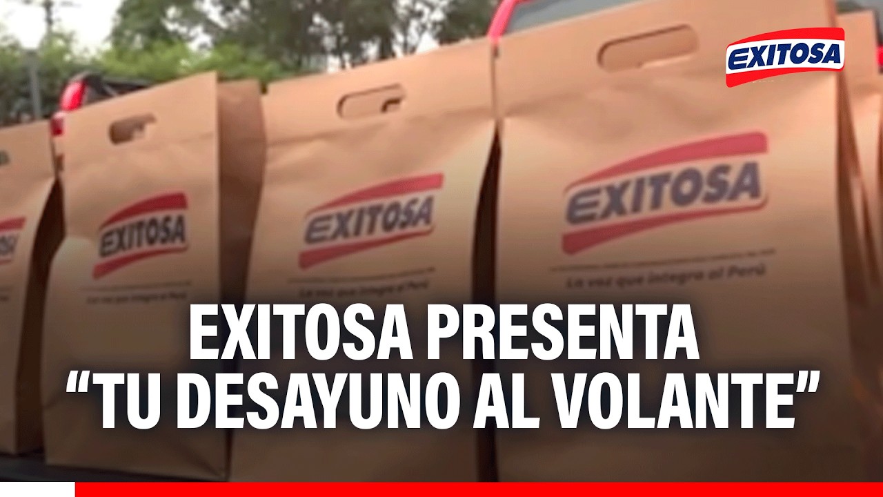 🔴🔵 Exitosa presenta "Tu Desayuno Al Volante" para los amigos conductores