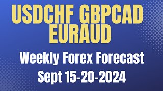 Sept 15-20 Forex Forecast: USDCHF, GBPCAD & EURAUD Analysis #forex