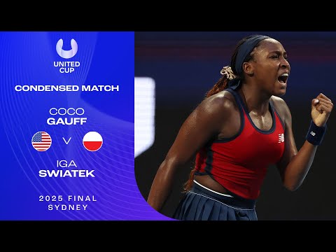 Coco Gauff v Iga Swiatek Condensed Match | United Cup 2025 Final