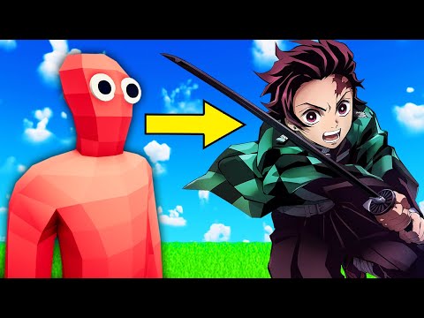 I UPGRADE This Wobbler Into TANJIRO From Demon Slayer In TABS!