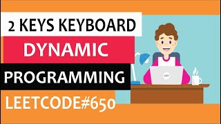 YouTube video '2 keys keyboard | dynamic programming | Leetcode #650'