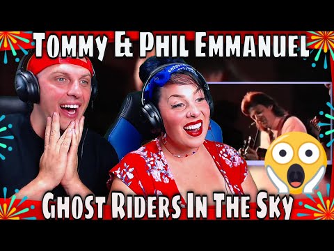Tommy & Phil Emmanuel - Ghost Riders In The Sky (1986) THE WOLF HUNTERZ REACTIONS