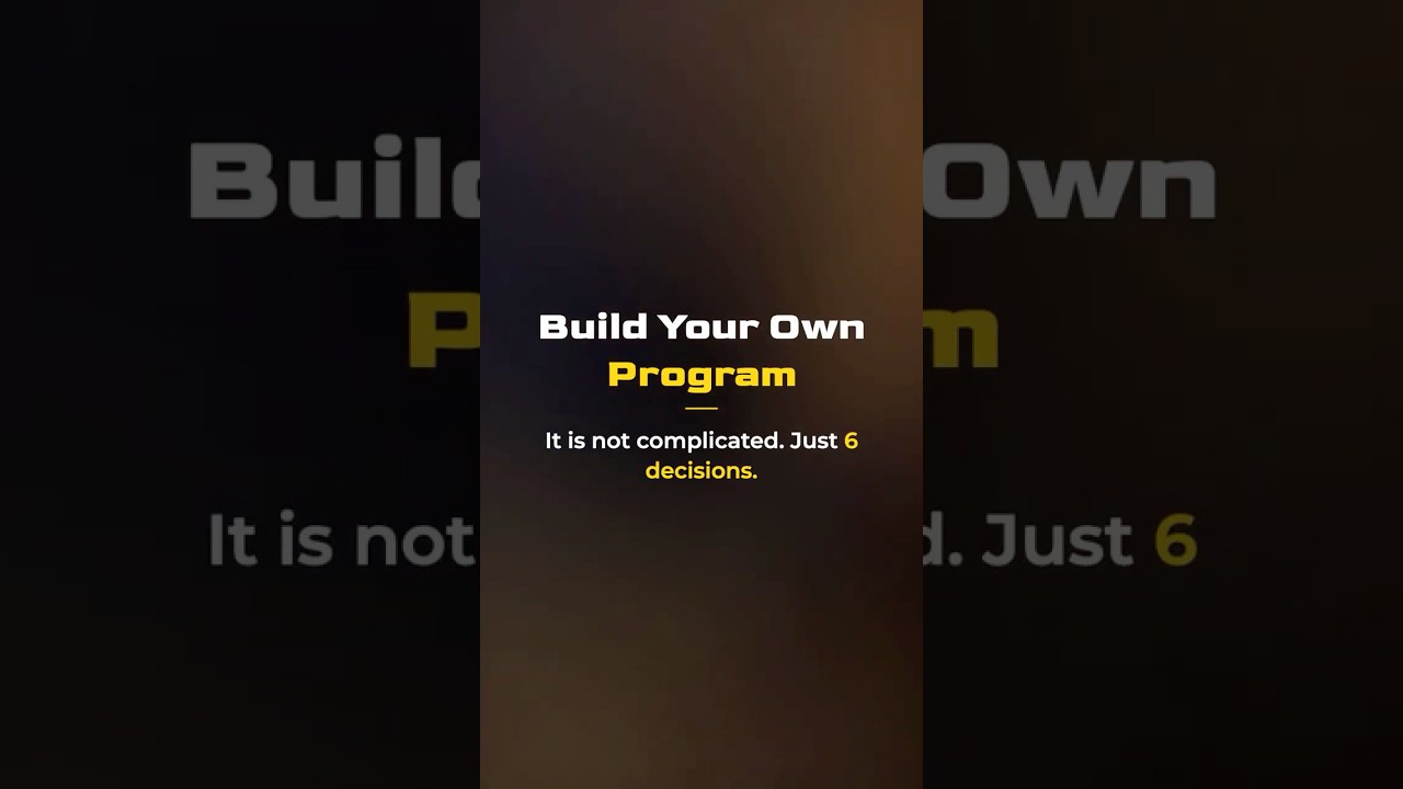 How to Build a Workout Routine From Scratch | Video Guide