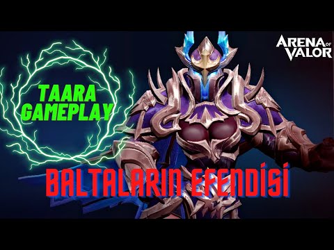 TAARA AOV GAMEPLAY | TAARA ARENA OF VALOR BUİLD SOLO LANE İÇİN EN İDEAL HERO | ARENA OF VALOR