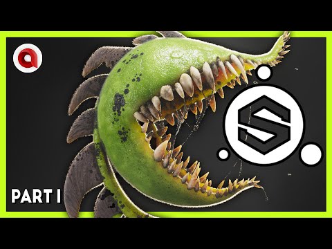 How To Do Stylized Textures in Substance Painter - Planteater Part 1