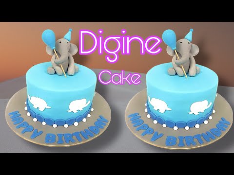 Elephant digine cake 🎂#youtubeshorts#cake