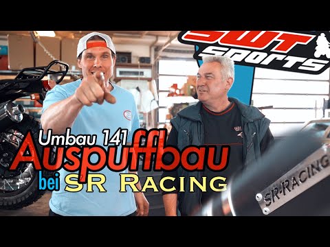 Auspuffbau bei SR-RACING in Schrobenhausen für den SWT-SPORTS EnduroBoxer Nr. 141. Danke an Rudi !