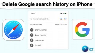 How to Delete Google search history on iPhone - safari & Google Search App
