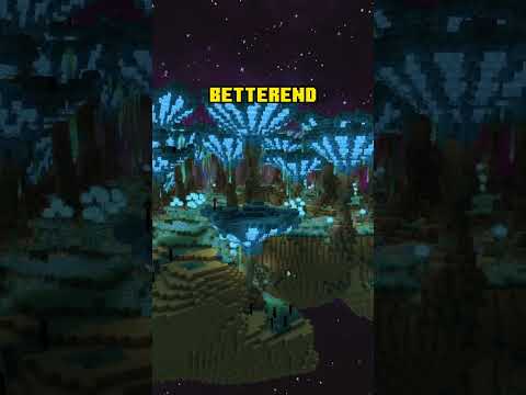 BetterEnd Looks Cool ! #minecraft #minecraftmods #minecrafttutorial #mc #shorts #java
