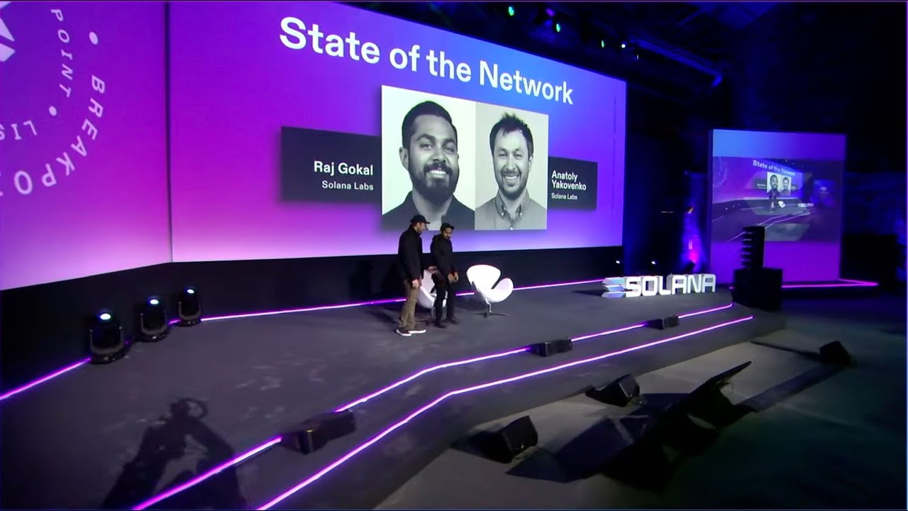 Solana Breakpoint 2021 State of the Network (with Anatoly Yakovenko and Raj Gokal)
