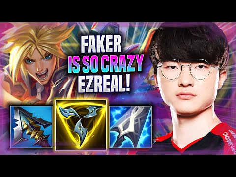 FAKER IS SO CRAZY WITH EZREAL! - T1 Faker Plays Ezreal ADC vs Kai'sa! | Season 2022