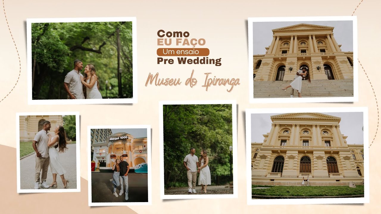 ''COMO EU FAÇO'' um ensaio de Pré Wedding no museu do Ipiranga