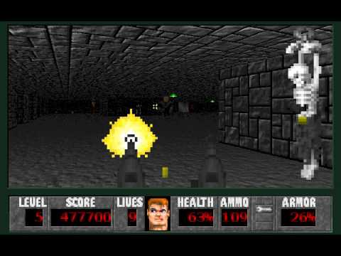 PC - Wolfenstein 3D (Castle Totenkopf SDL) - Level 5