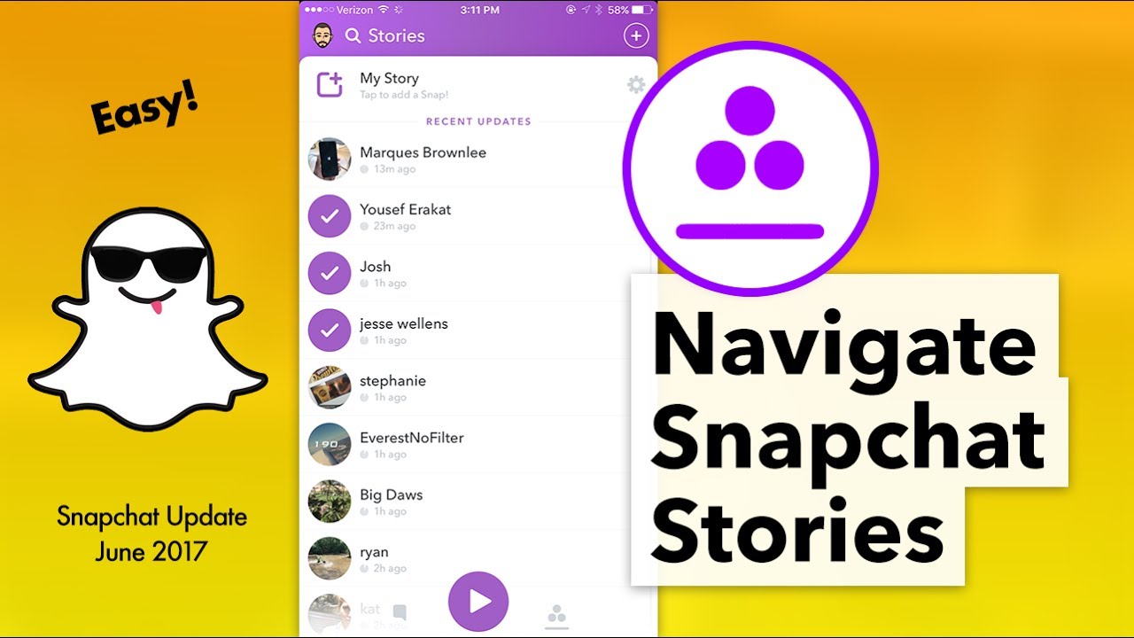 How to Navigate Snapchat Stories