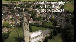 preview picture of video 'Hanslope Church Aerial Photographic view'