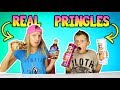 PRINGLES vs REAL!!!!!