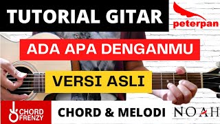 Download lagu (TUTORIAL GITAR) ADA APA DENGANMU - PETERPAN (Chord & Melodi) | Versi Asli | Lengkap dan Mudah mp3