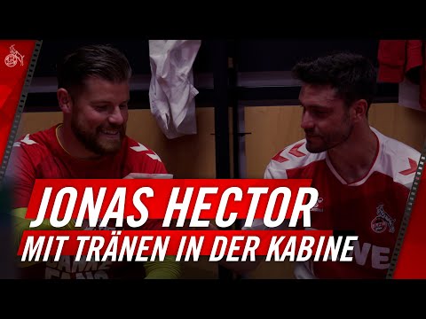 Timo HORN consoles Jonas HECTOR | Emotional locker room moment with KÖLSCH 🍻 | 1. FC Köln