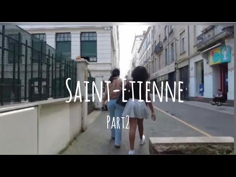 Saint Etienne France 4k walking tour Part 2