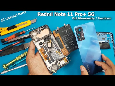 Redmi Note 11 Pro 5G Teardown / Disassembly | How to Open Redmi Note 11 Pro+ | all internal Parts