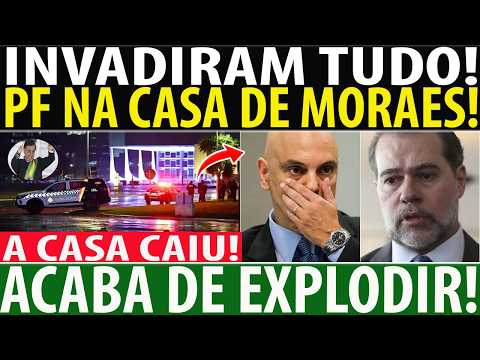 Federal Police raid Moraes' house on a Sunday! André Mendonça authorizes search and seizure opera...