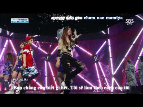 [Vietsub+kara] 130505 T-ara N4 Jeon Won Diary (SBS Inkigayo)
