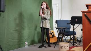 Maddie Dawn performing &quot;Split the Sea&quot; by Hannah Kerr&quot;