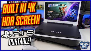 The 4K HDR Portable PlayStation 5 Mod! Integrated Monitor & Speakers Plate Replacement!