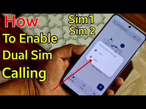 How to enable dual sim calling ask for sim 1 sim 2 | Latest Phone 2024