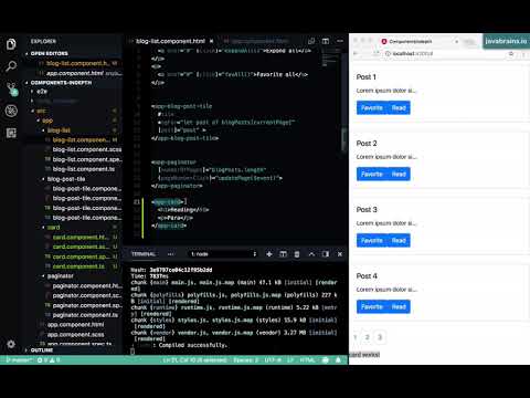 Angular Components In Depth 21 - ngContent