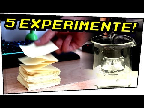 5 WEITERE COOLE EXPERIMENTE ZUM SELBER MACHEN! - Experimente zum nachmachen #96