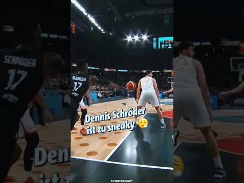Dennis Schröder einfach zu sneaky 🤩 | Sportschau #shorts