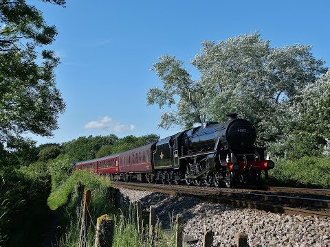 The 'CATHEDRALS EXPRESS' with No.45212 - 02/06/2018