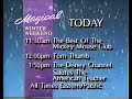 Today On The Disney Channel Promos February 1990 Magical Winter Weekend