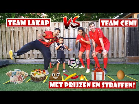 WE'RE HOSTING A SOCCER CHALLENGE AGAINST CELINE AND MICHIEL! ⚽️🥅 | LAKAP JUNIOR