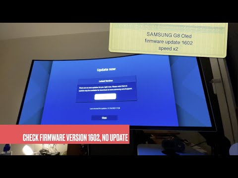 Samsung G8 OLED - Firmware Update 1602 BROKEN ... AGAIN ... but worse