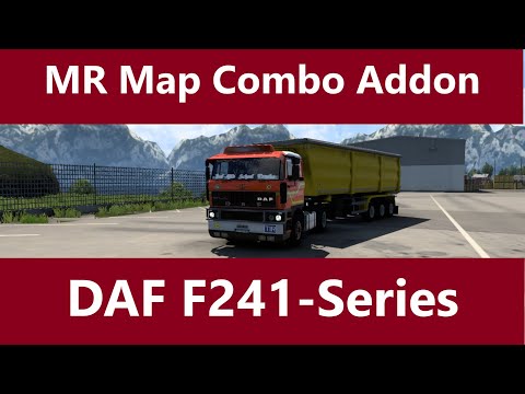 ETS2 (1.46). MR Map Combo Addon. DAF F241-Series +. Skin Holland. Lost - OTD Gameur.