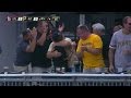 STL@PIT: Fans rejoice after a snagging foul ball