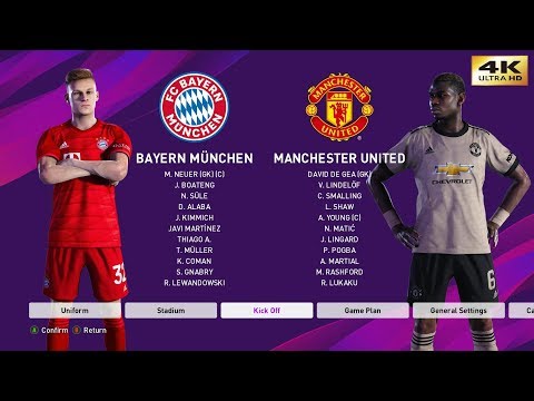 PES 2020 | Bayern Munich vs Manchester United | EFOOTBALL PES 2020 DEMO GAMEPLAY I 4K 60FPS