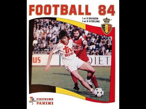 STICKERS PANINI BELGIUM CHAMPIONSHIP 1984 RFC SERAING