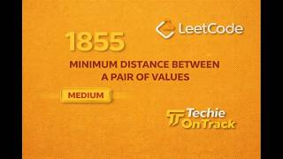 YouTube video '👉 1855. Maximum Distance Between a Pair of Values | POTD 19 April 2026 | C++ | Leetcode'